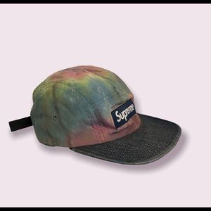 Supreme Tie-dye 5 panel camp cap
